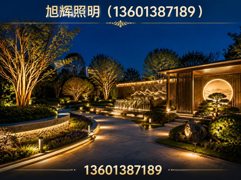 朝阳景观照明展示图